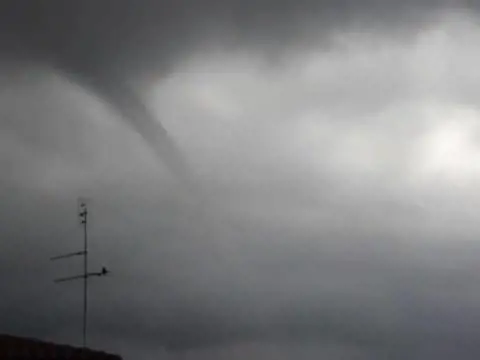 Tromba d'aria a Ostia