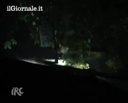 Pilota di rally, esce di pista e finisce su un tetto