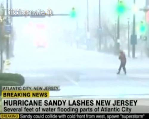 Sandy, il giornalista nella tempesta