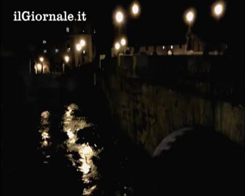 Roma, la piena del Tevere