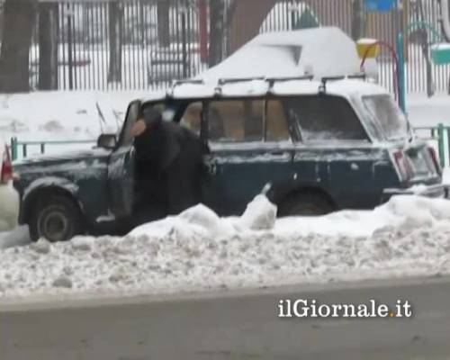 A Mosca tempesta di neve da record
