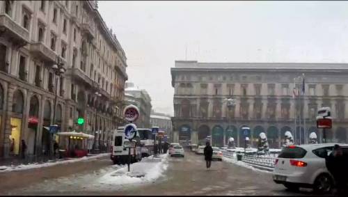 Milano, Duomo imbiancato