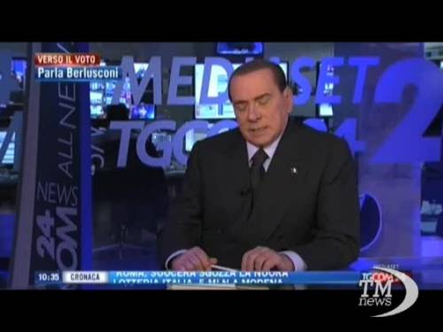 Berlusconi: "Potrei fare il ministro dell'Economia"