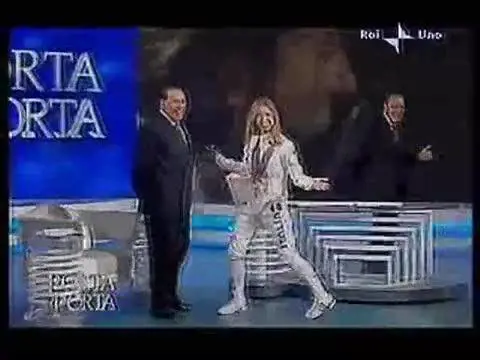 La Vezzali con Berlusconi