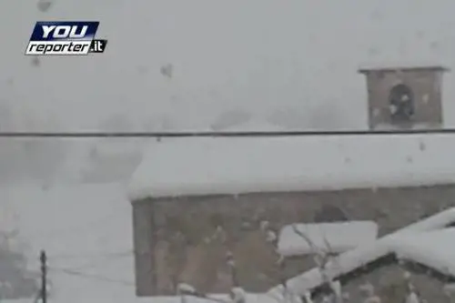 La neve si abbatte sull'Emilia Romagna