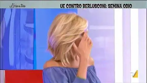 Scanzi attacca il Duce e la Mussolini lascia lo studio