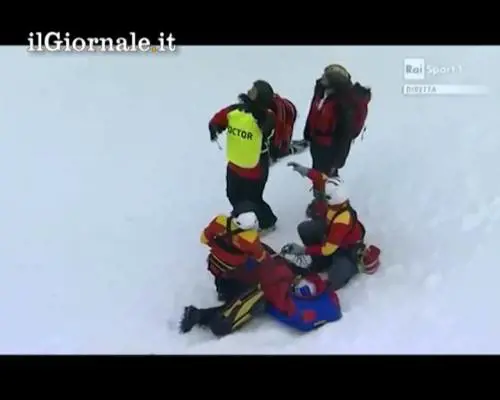Sci: brutta caduta per la Vonn