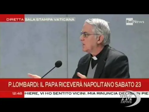 Lombardi: "Il Papa a Castel Gandolfo dal 28"