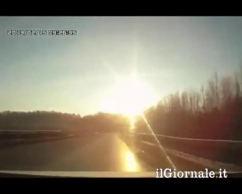 Pioggia di meteoriti sugli Urali