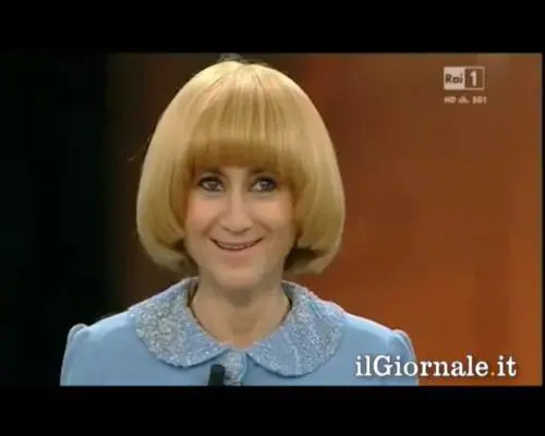 Littizzetto in versione "casco d'oro"