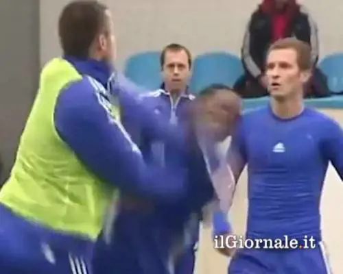 Rissa tra giocatori della Dinamo Kiev