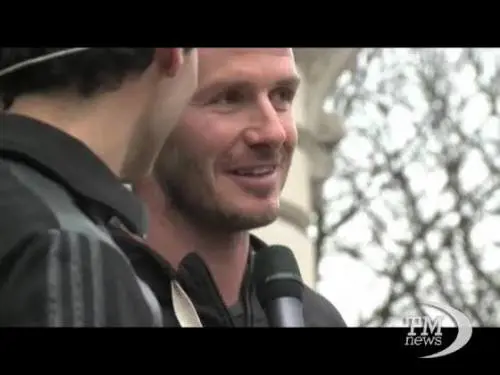 Beckham e Zidane: testimonial a Parigi