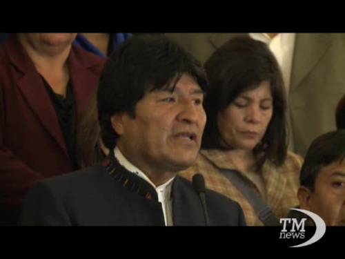 Morte Chavez: le lacrime di Evo Morales
