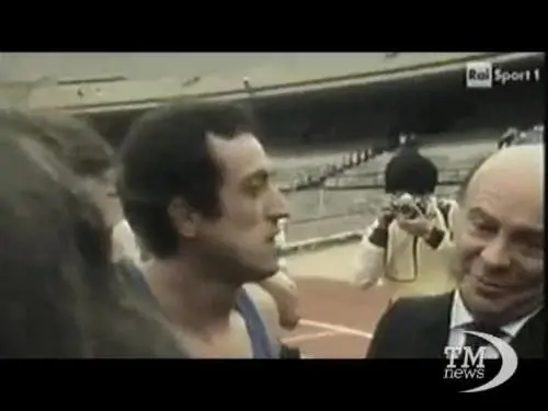 Il saluto a Pietro Mennea