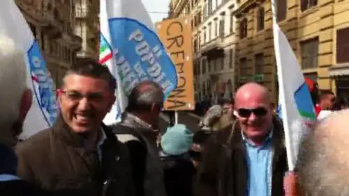 Pdl in piazza per Silvio Berlusconi