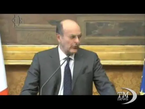 Bersani: "Un ddl sull'ineleggibilità"