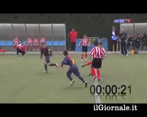 Gol in 5 secondi: lo show dei baby-fenomeni del barça