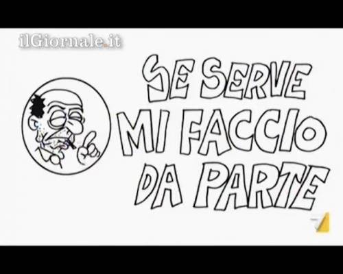 Vauro dedica un cartoon a Bersani