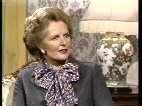 Intervista al neo Primo Ministro Thatcher