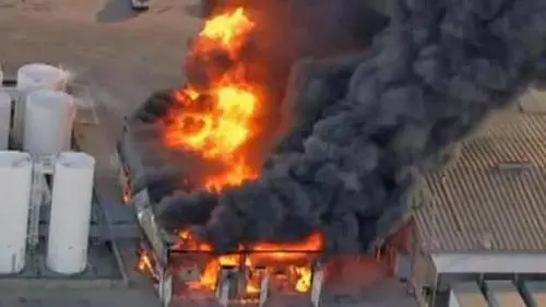 Le immagini dell'esplosione a Waco