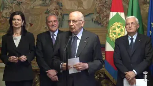 Le dichiarazioni di Napolitano dopo la rielezione