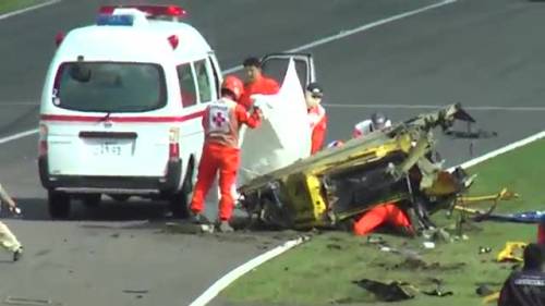 Drammatico incidente della Ferrari in Suzuka