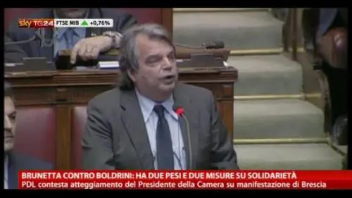 L'attacco di Brunetta alla Boldrini