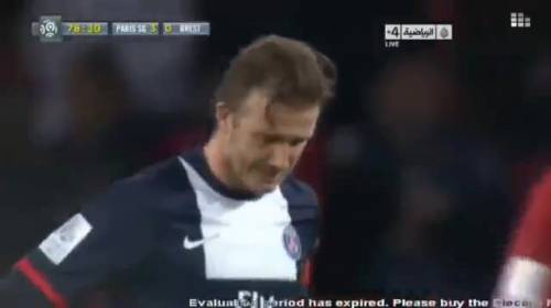 Beckham: ultima partita e lacrime