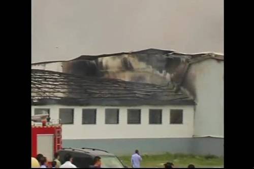 Incendio in Cina