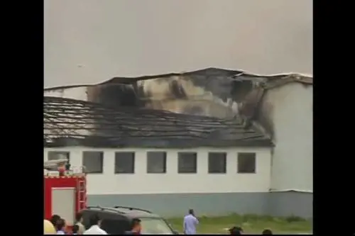 Incendio in Cina