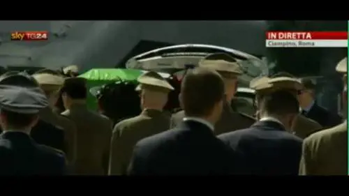 Rientro della salma del soldato La Rosa