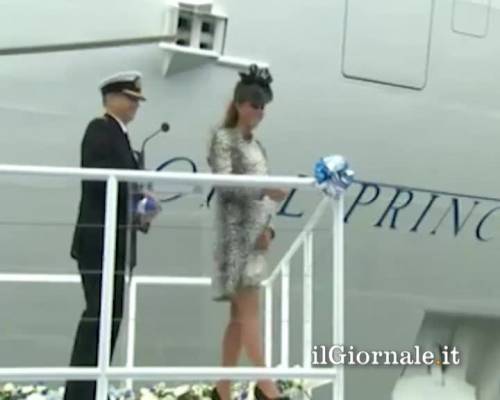 Kate inaugura una nave italiana