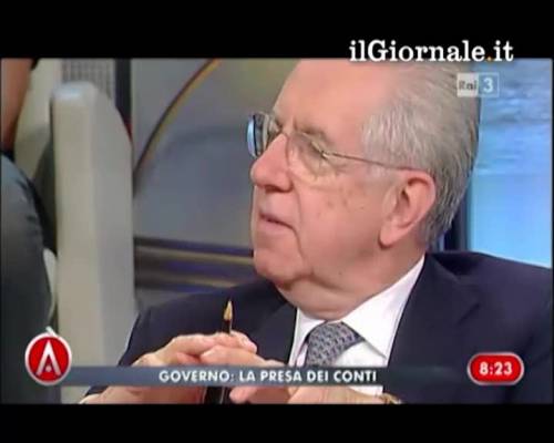 Il professorino Monti: "Io apprezzato all'estero Tentato di lasciare l'Italia"