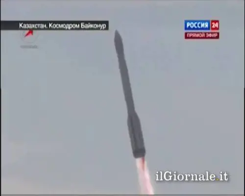 Lo schianto del razzo spaziale