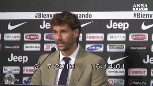 Prima conferenza stampa di Llorente alla Juve