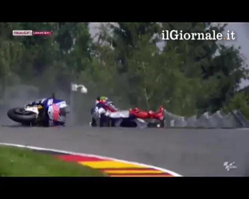 MotoGp, brutto incidente per Jorge Lorenzo