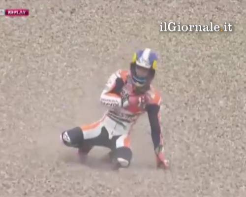 Altro incidente al MotoGp: stavolta cade Pedrosa