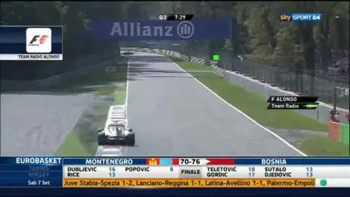 Alonso: "Siete scemi"