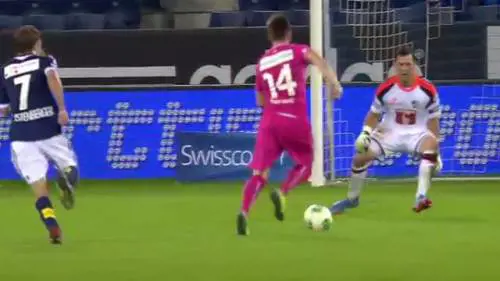 Fallo terrificante, 4 punti di sutura