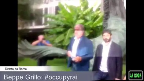 I grillini "occupano" la Rai