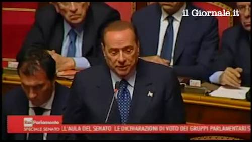 Berlusconi vota la fiducia. Letta: "È un grande"