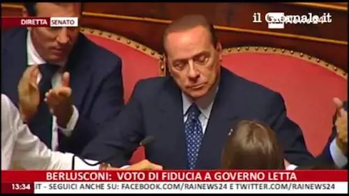 La commozione del Cav dopo il discorso in aula