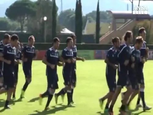 Azzuri in Danimara, Prandelli: "Serve vincere"