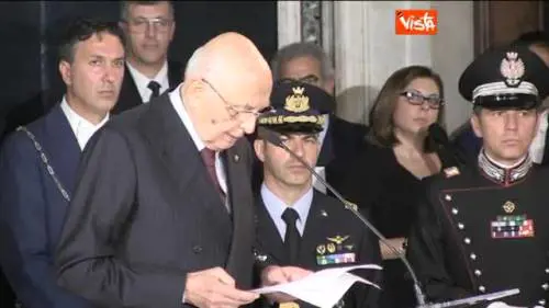 Napolitano: "Sollevato per la stabilità ottenuta"