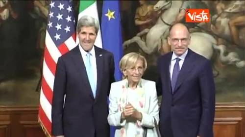 Letta incontra Kerry