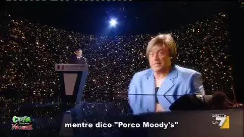 Datagate, Crozza fa la Merkel e canta "Se telefonando"