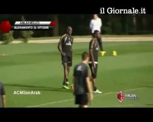 Balotelli, tunnel in partitella