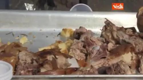 No Porcellum Day: Scelta civica al Pantheon con la porchetta