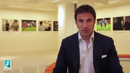 Del Piero: "Tutti insieme possiamo aiutare i ricercatori dell'Airc"