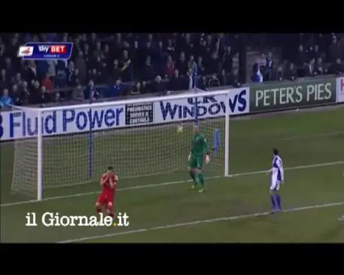 Clamoroso errore sotto porta